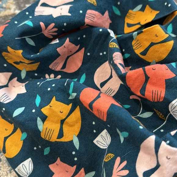 Kim Kaps Ladies Surgical Cap  Elastic and Adjustable Animal Print Fox - Picture 3 of 3